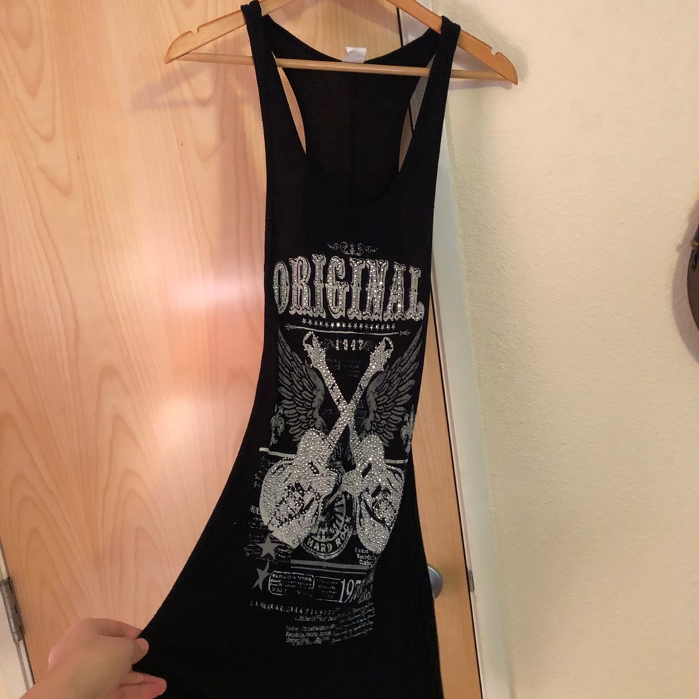 Rouge racer back robbed, fitted T-shirt